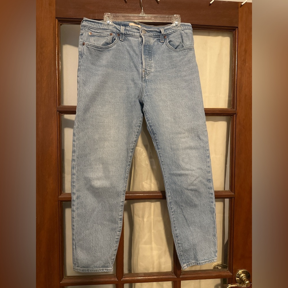 Levi's Light Blue Ankle & Cropped Jeans